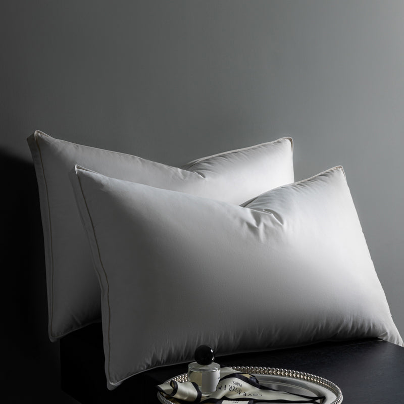 Organic feather pillow best sale