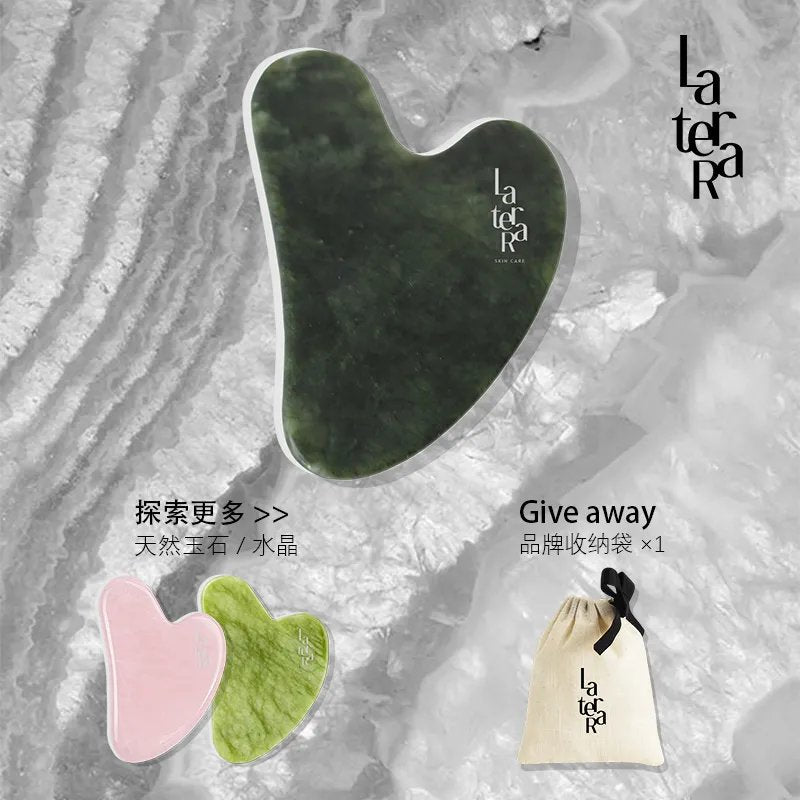 100% Natural Amethyst Gua Sha Board