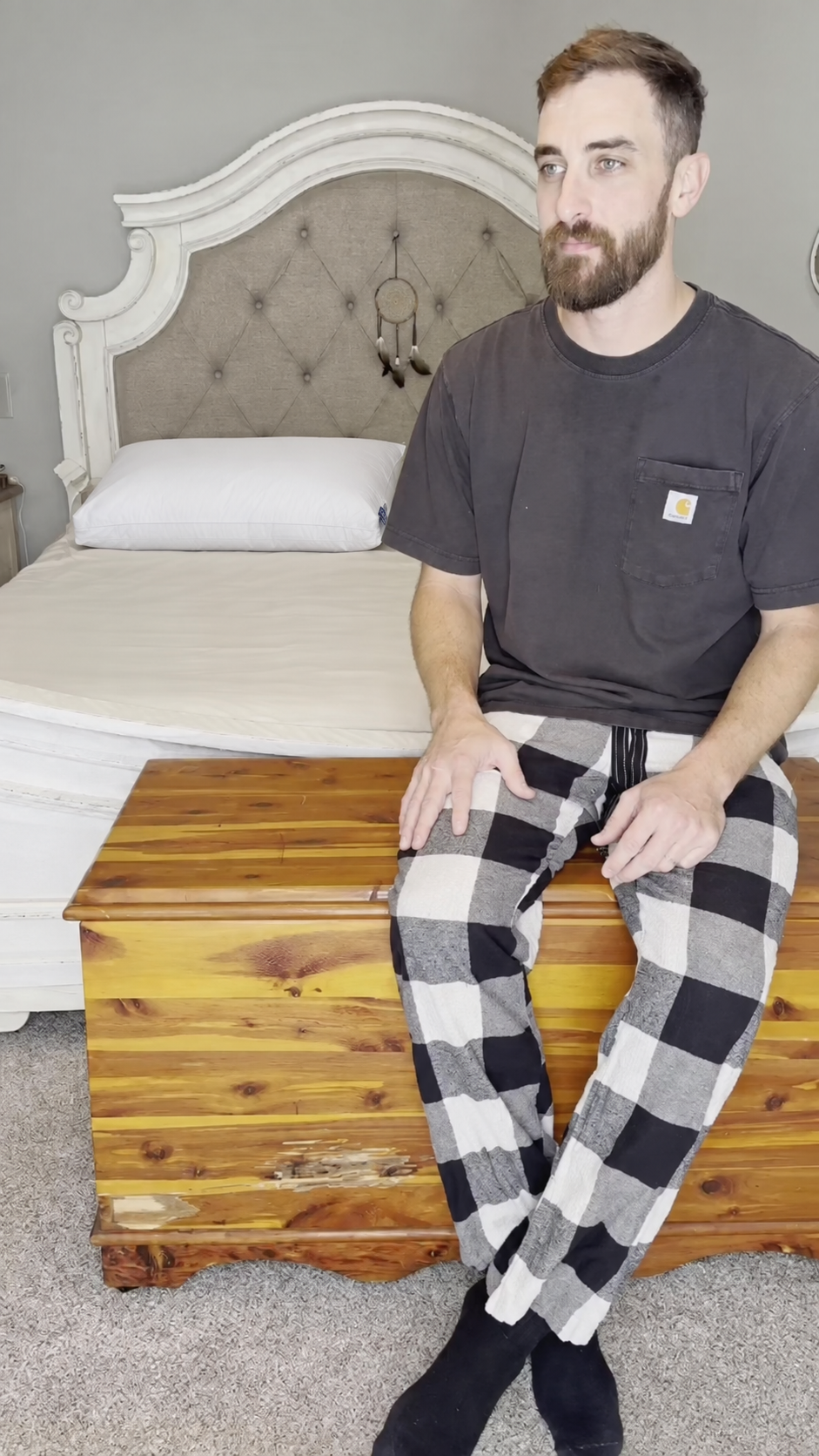 Customer bedroom demonstration