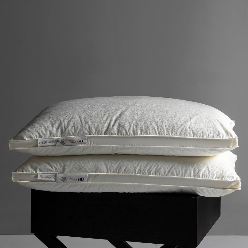 Adjustable White Goose Down Pillow