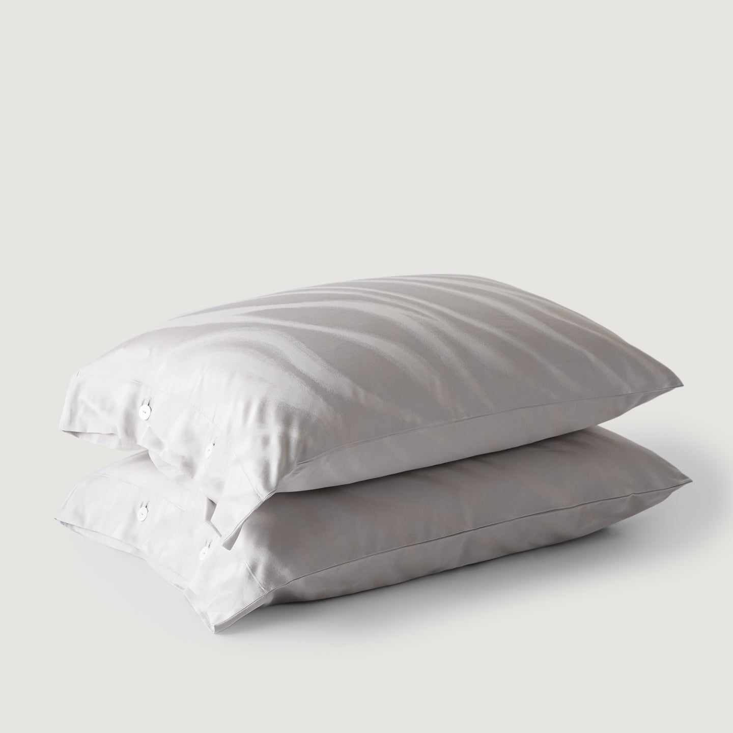 Luxe Lyocell & Cotton Sateen Pillowcase – Silver Leaf
