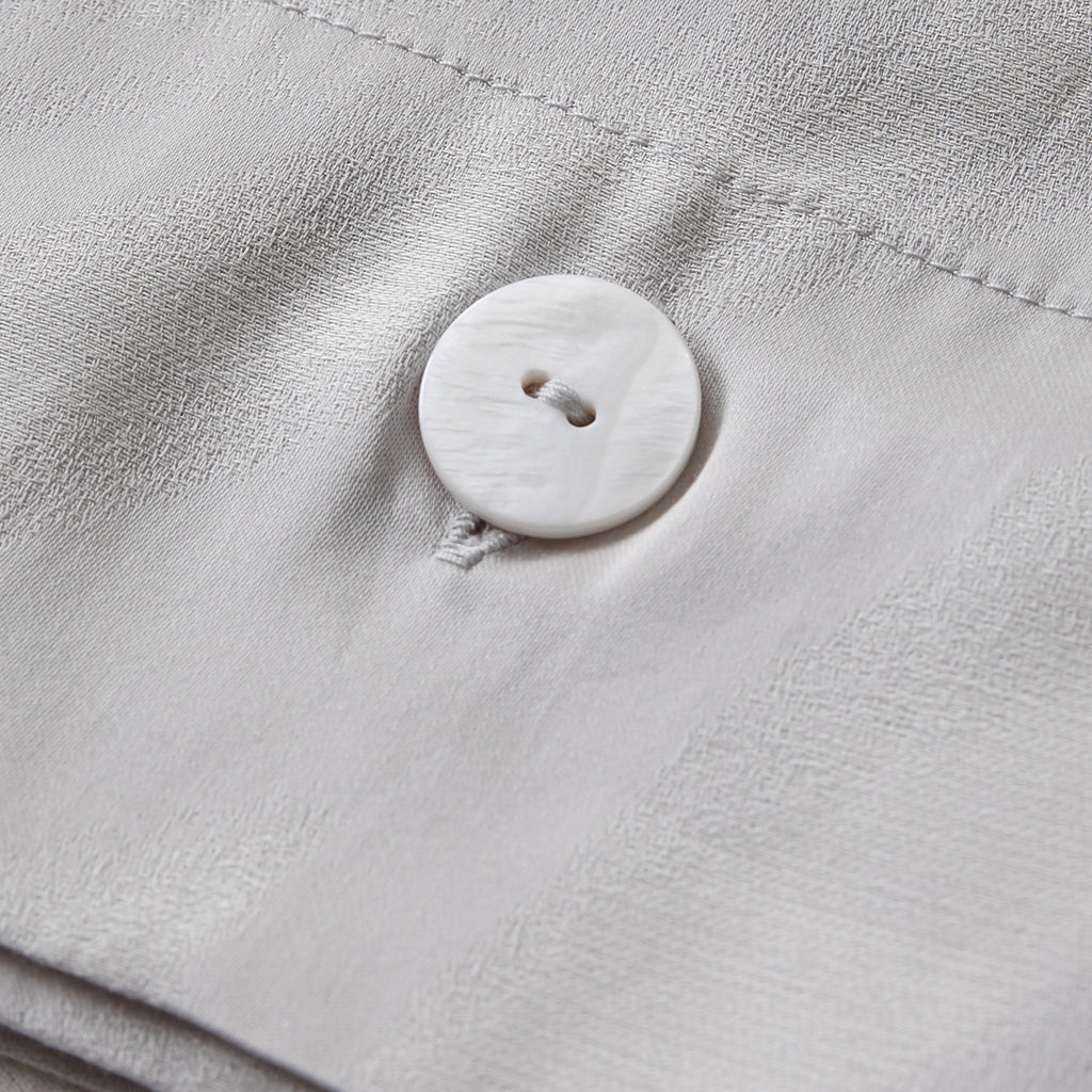 Luxe Lyocell & Cotton Sateen Pillowcase – Silver Leaf