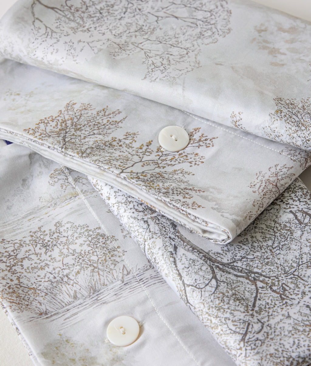 Luxe Lyocell & Cotton Pillowcase – Forest Ink