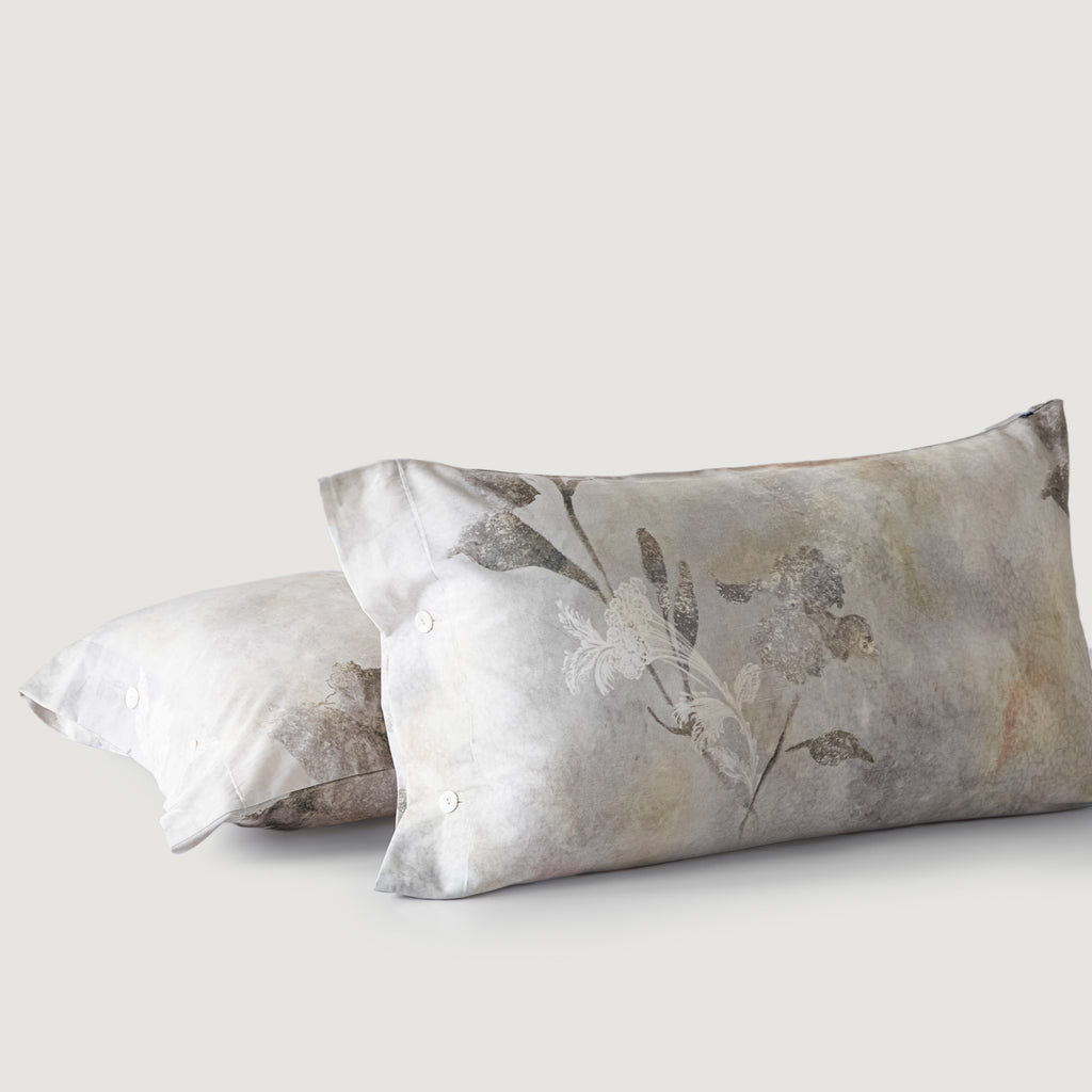Luxe Lyocell & Cotton Pillowcase – Misty Floral