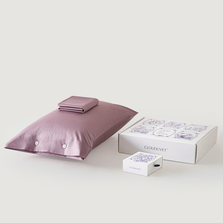 Aien Cotton™ Sateen Pillowcase - Lilac Purple