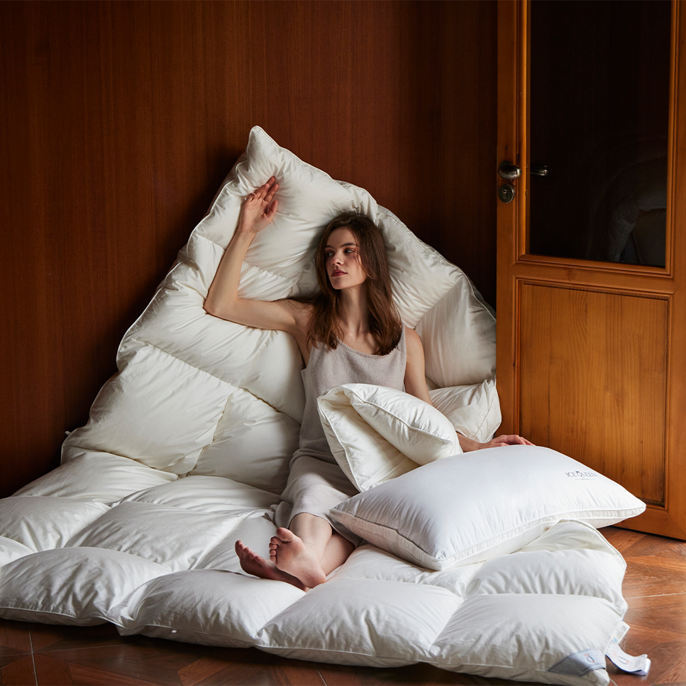 1000 F.P  Ice Crown Goose Down Duvet