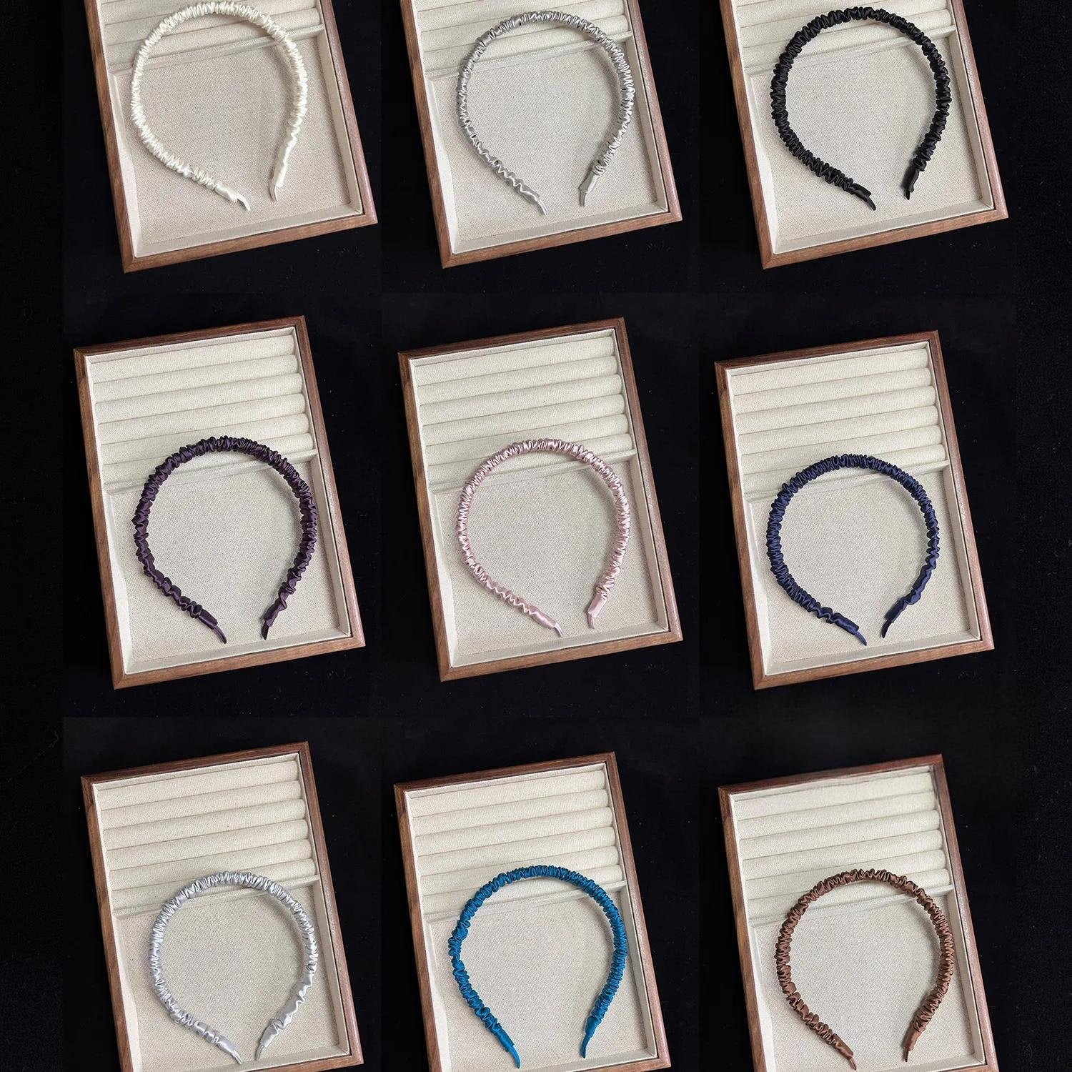 Mulberry Silk Hair Clip | 1cm Band