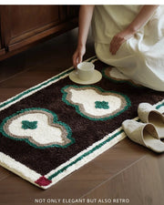 Vintage Wool Blend Rug | Anti-Slip Bedside
