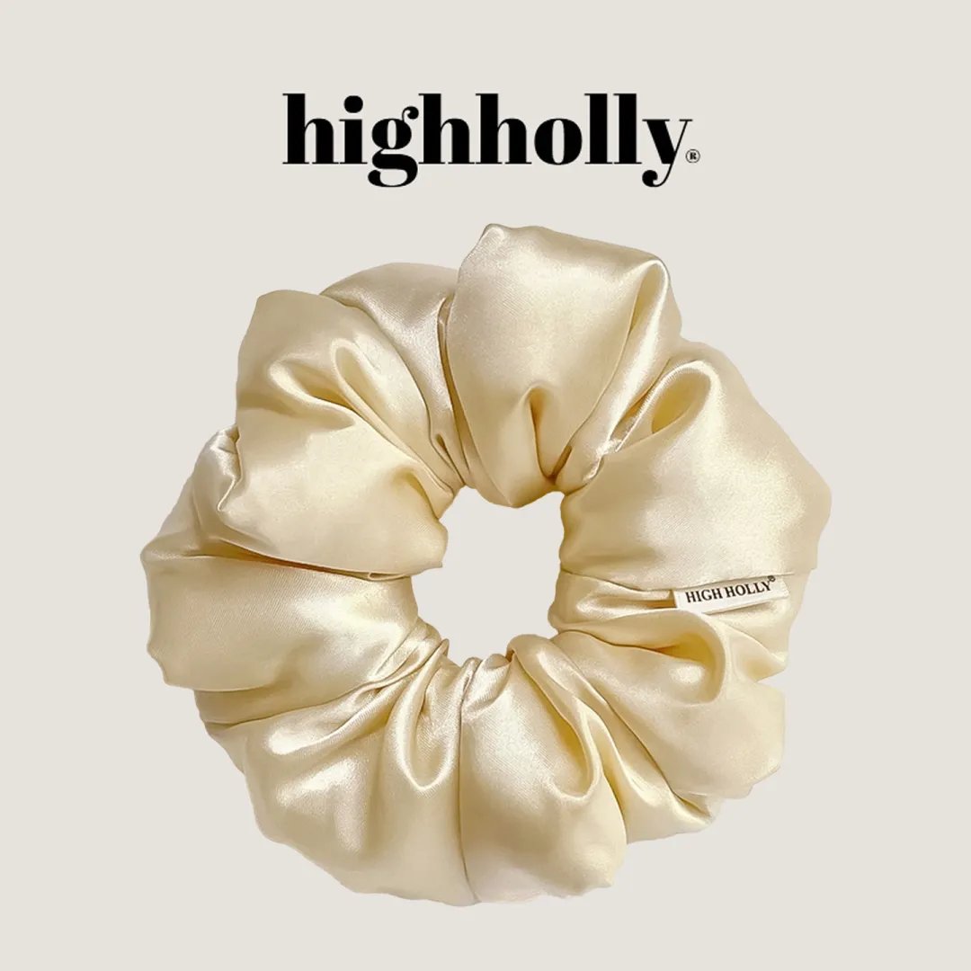 100% Mulberry Silk Hair Scrunchie