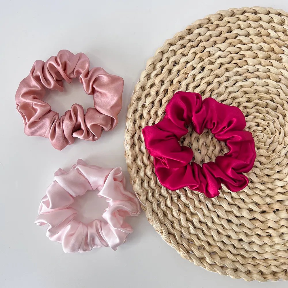 Silk Hair Scrunchie | 19mm Medium