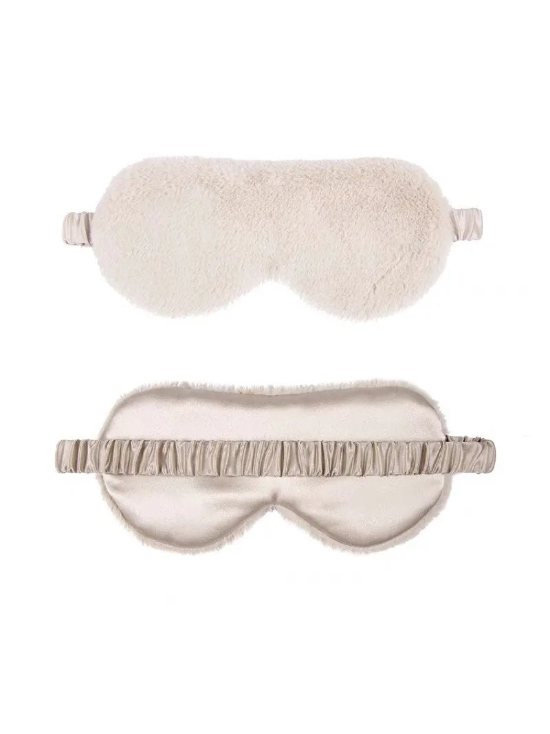 Otter Fur Silk Sleep Mask | Elastic Strap