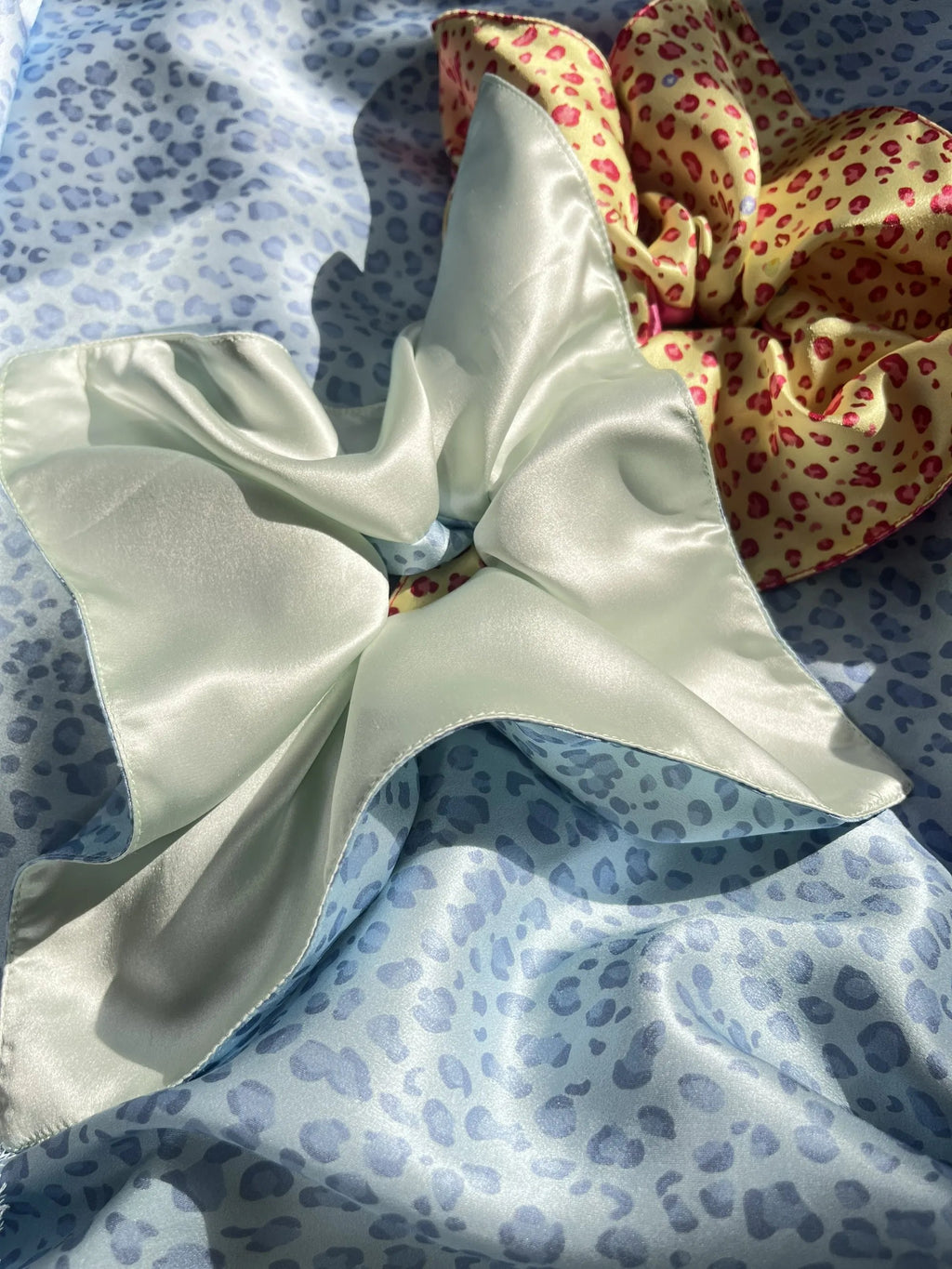 Silk Hair Tie Set | Dual-Tone Design
