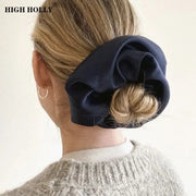 High Holly Silk Satin Hair Scrunchie