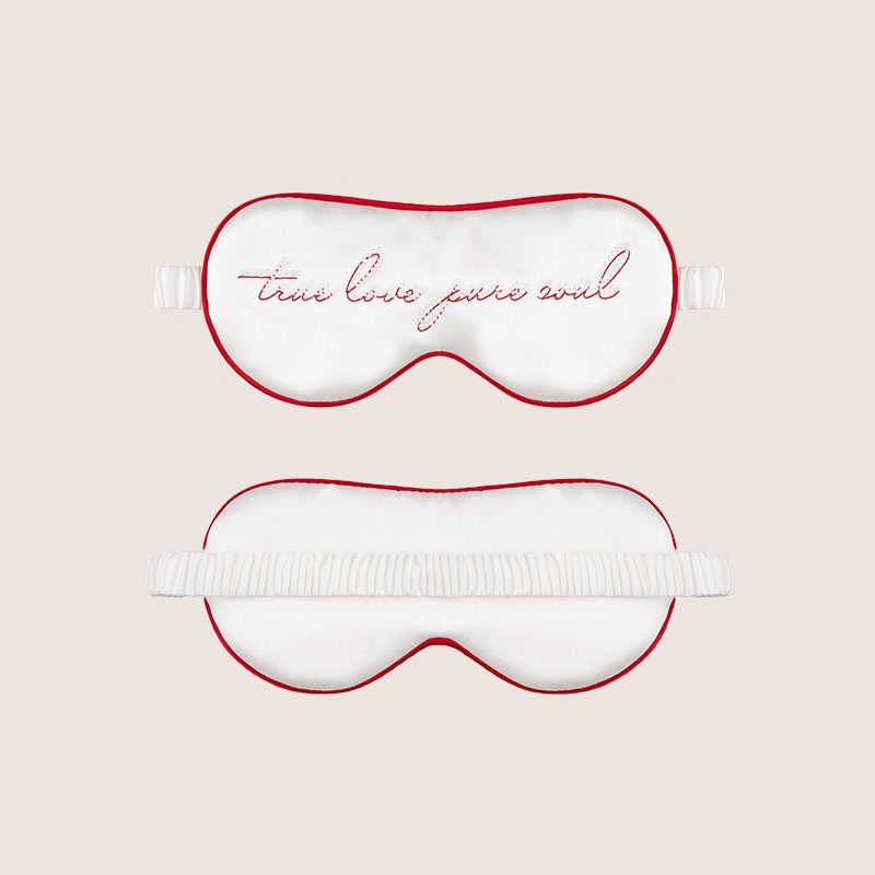 Mulberry Silk Embroidered Sleep Mask