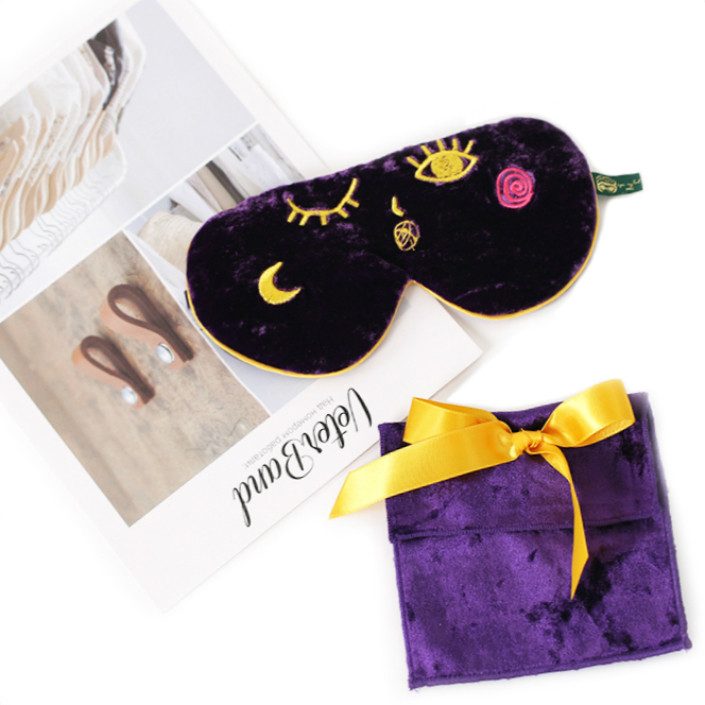 Velvet Silk Sleep Mask | Adjustable Light-Blocking