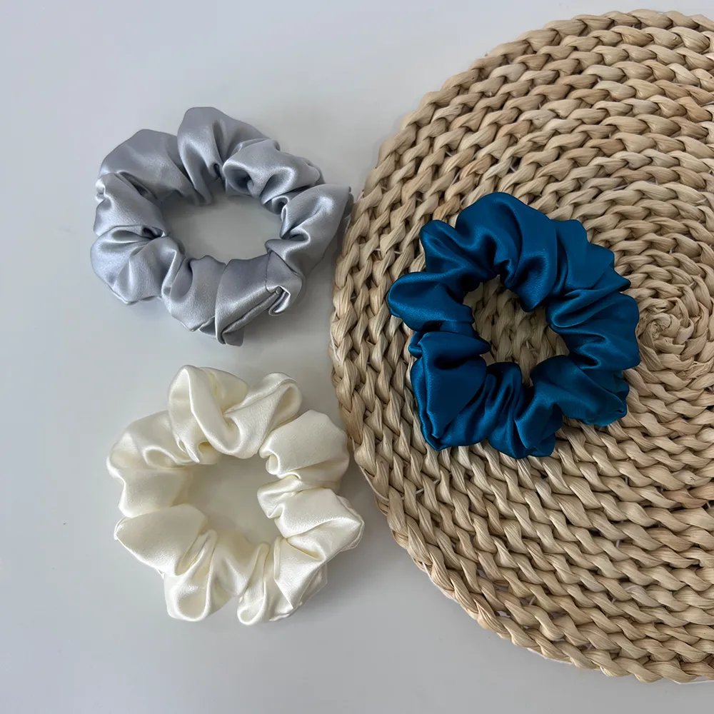 Silk Hair Scrunchie | 19mm Medium