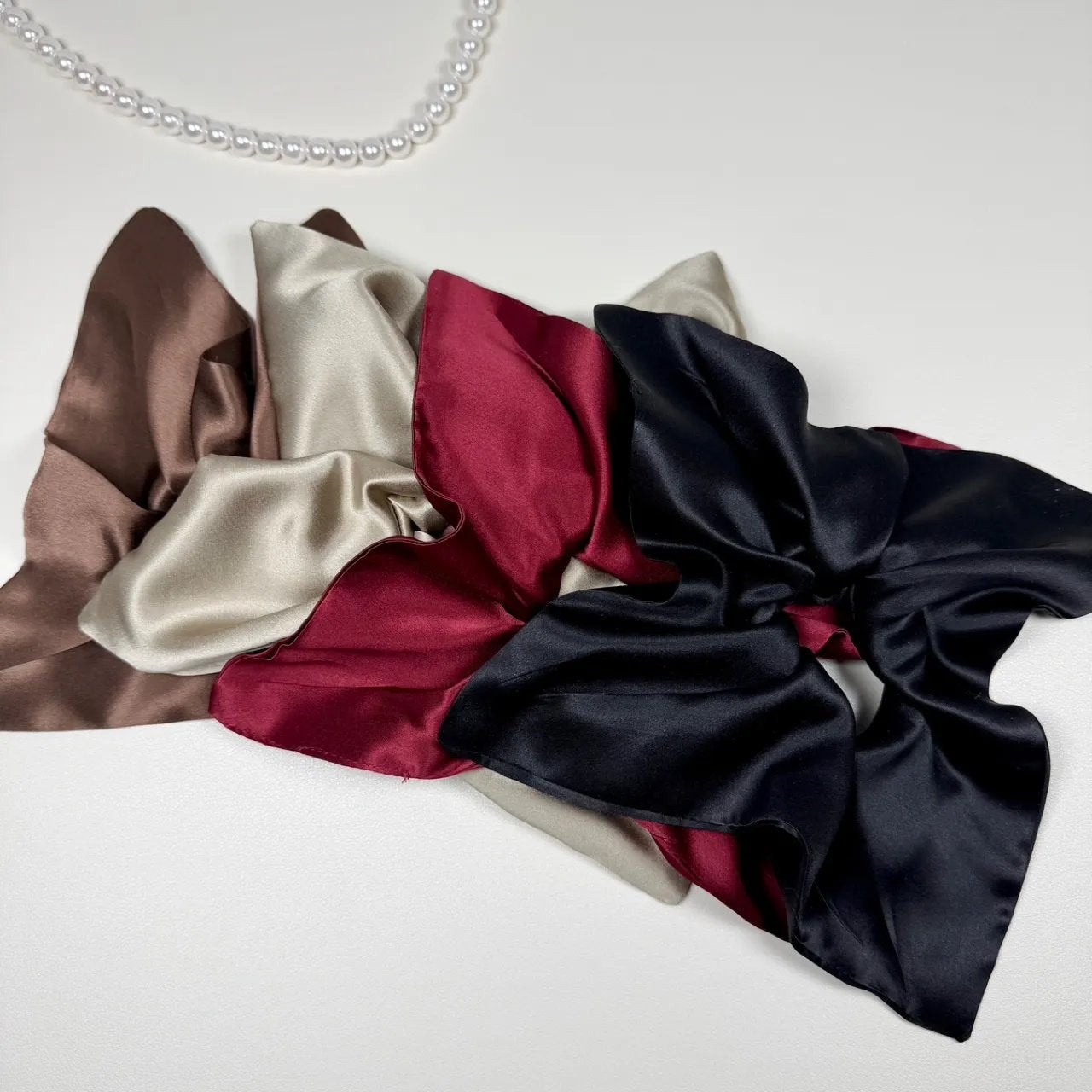 Silk French Scrunchie | Premium Hair Accessory
