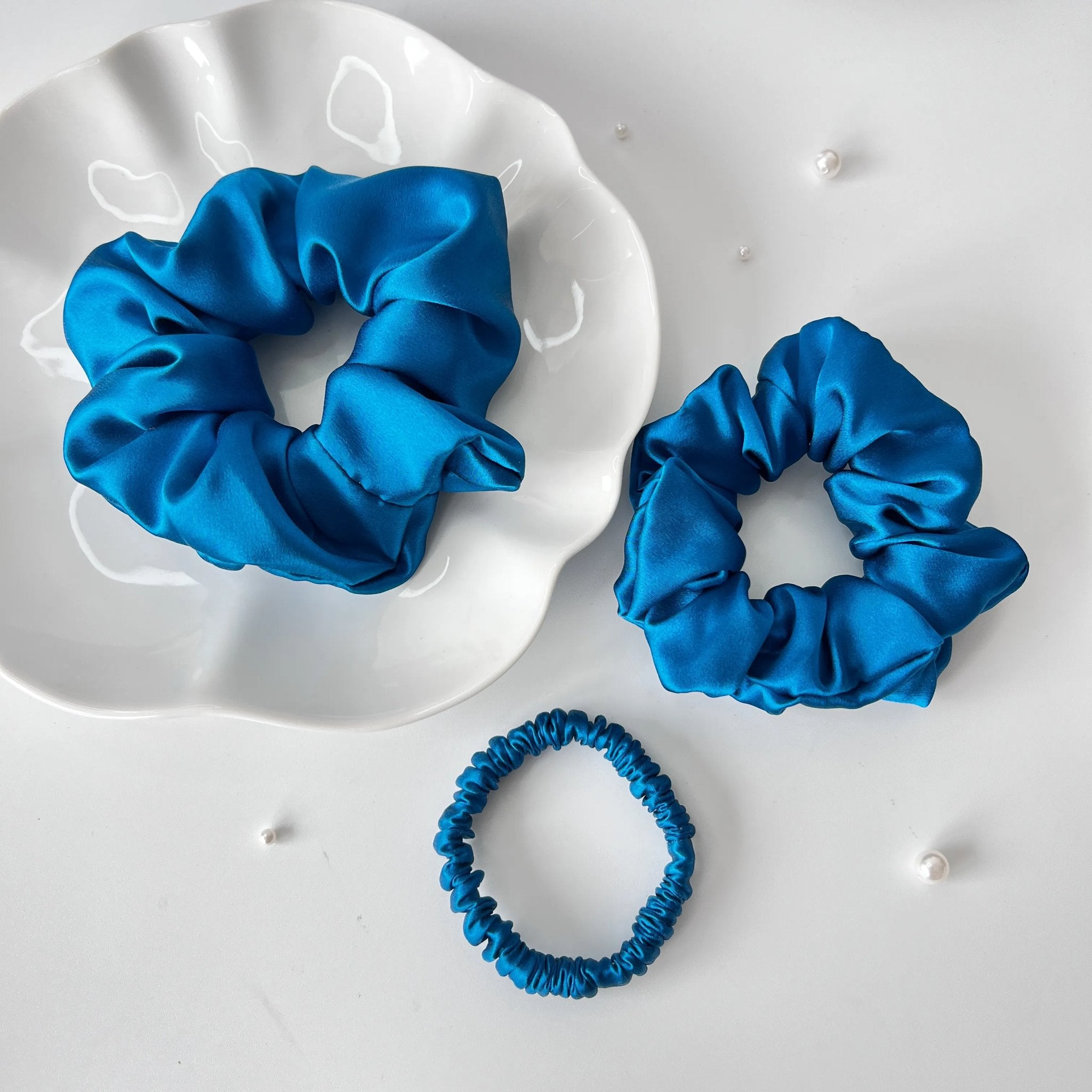 Pure Silk Hair Tie Set | Multi-Size