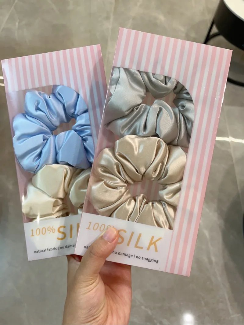 Mulberry Silk Hair Scrunchie | Pack of 2