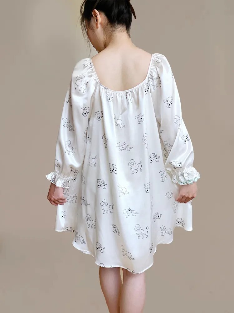 Silk Sleepwear Dress | S-MAX