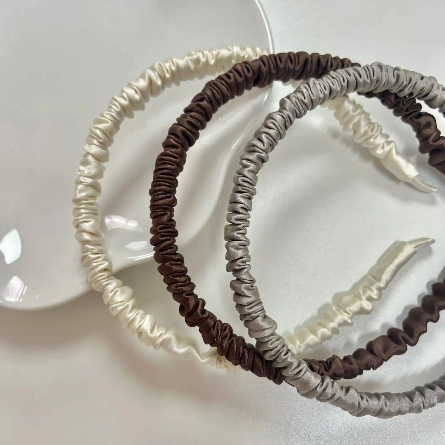 Mulberry Silk Hair Clip | 1cm Band