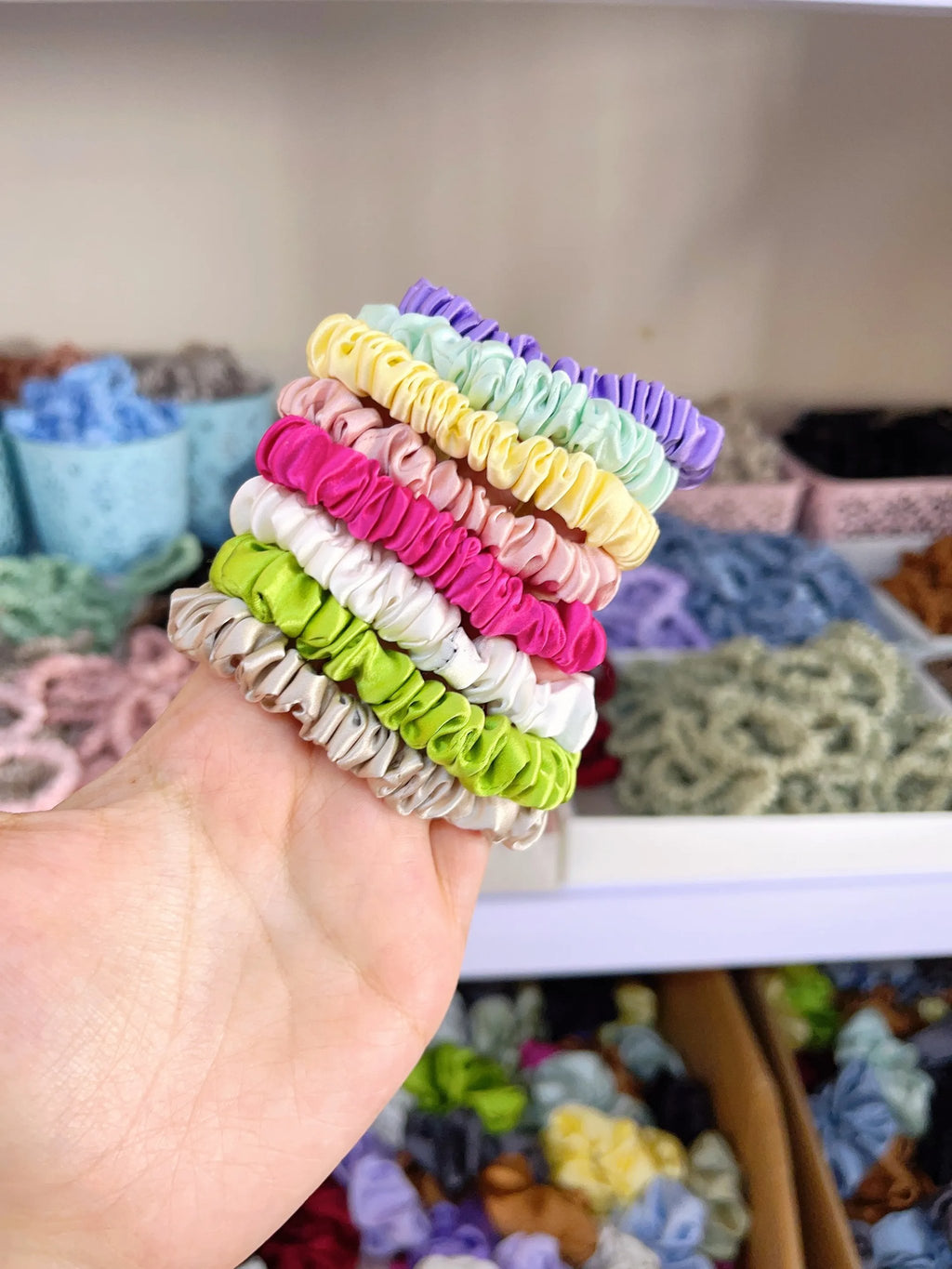 Pure Silk Hair Tie | 1cm x 22-25mm