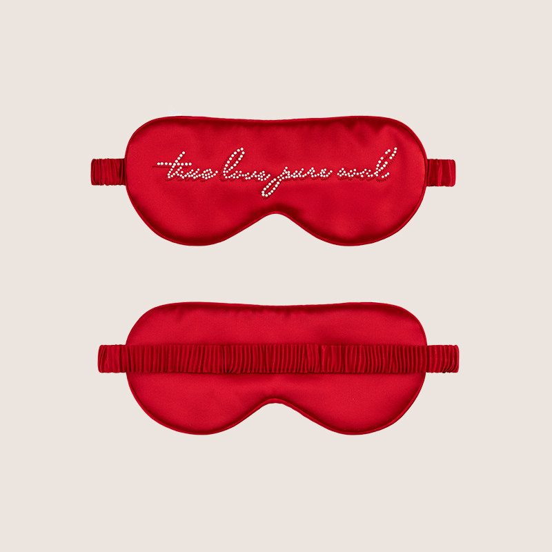 Mulberry Silk Embroidered Sleep Mask