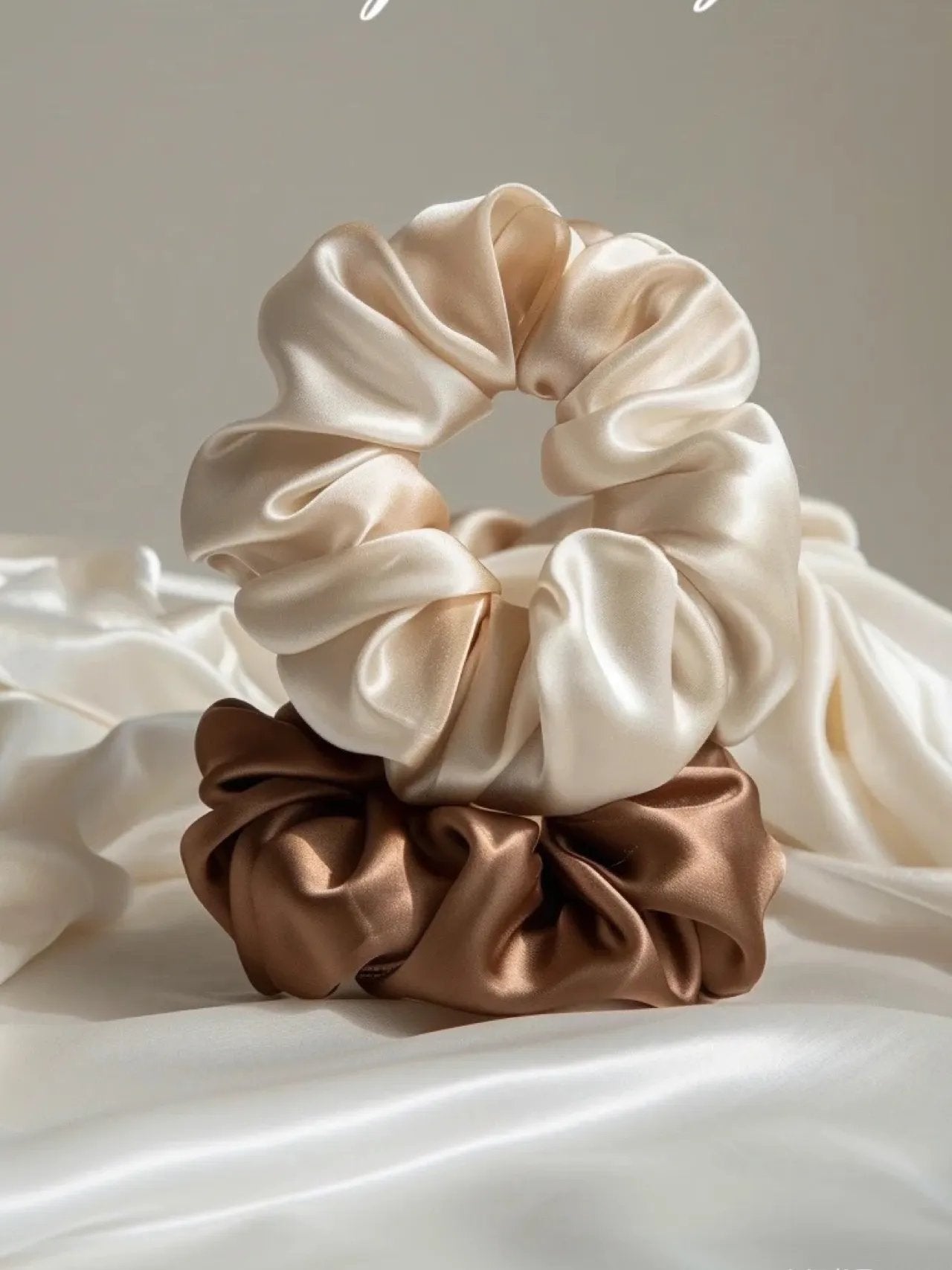 Silk Hair Scrunchie | Premium Elegance