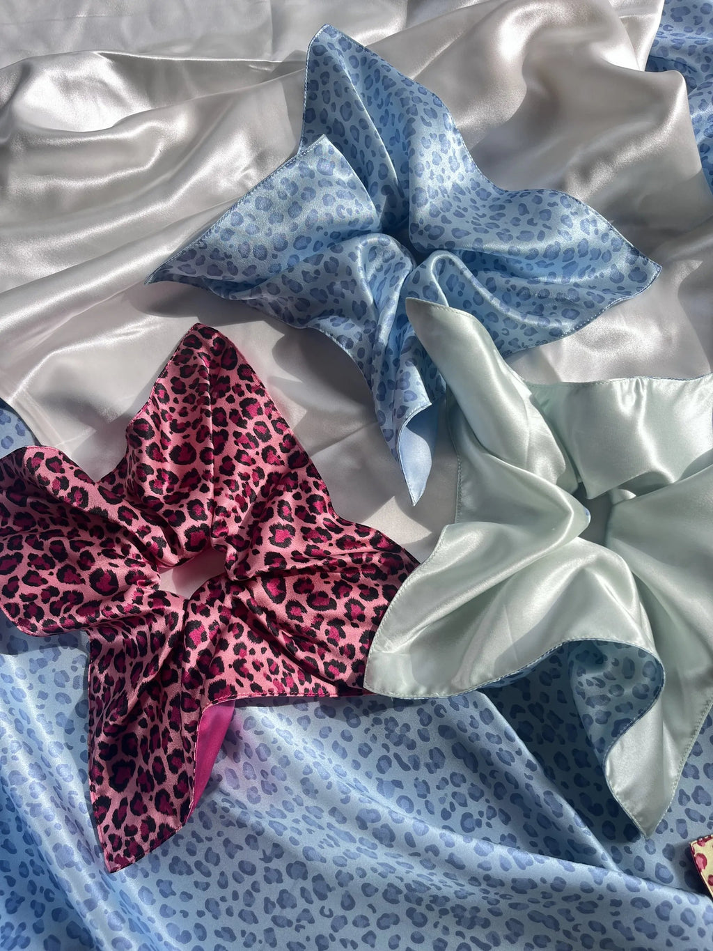 Silk Hair Tie Set | Dual-Tone Design