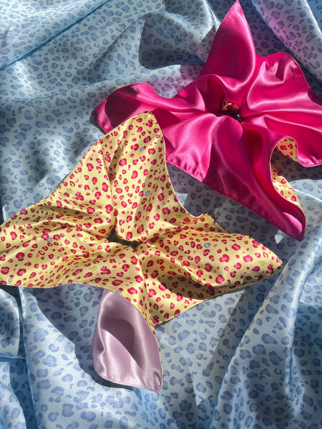 Silk Hair Tie Set | Dual-Tone Design