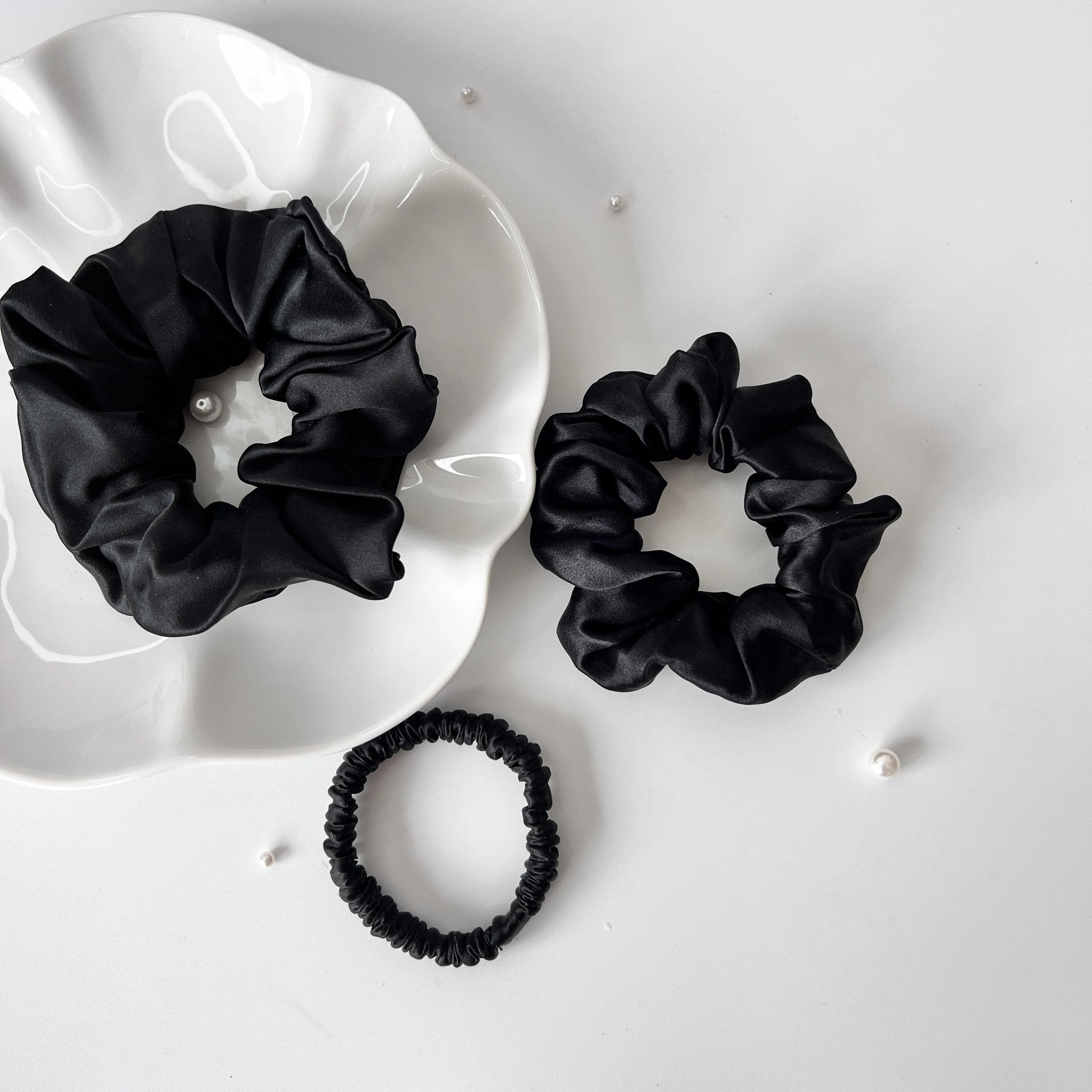 Pure Silk Hair Tie Set | Multi-Size