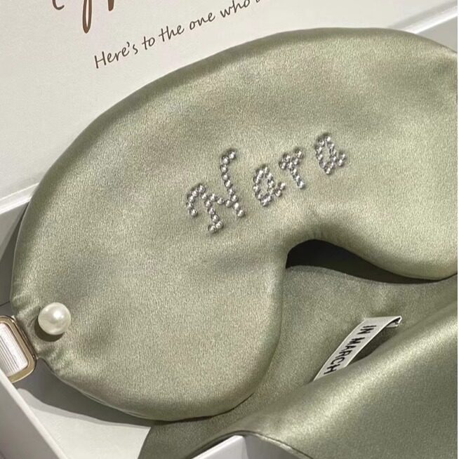 PJM INMARCH Silk Sleep Eye Mask | Custom