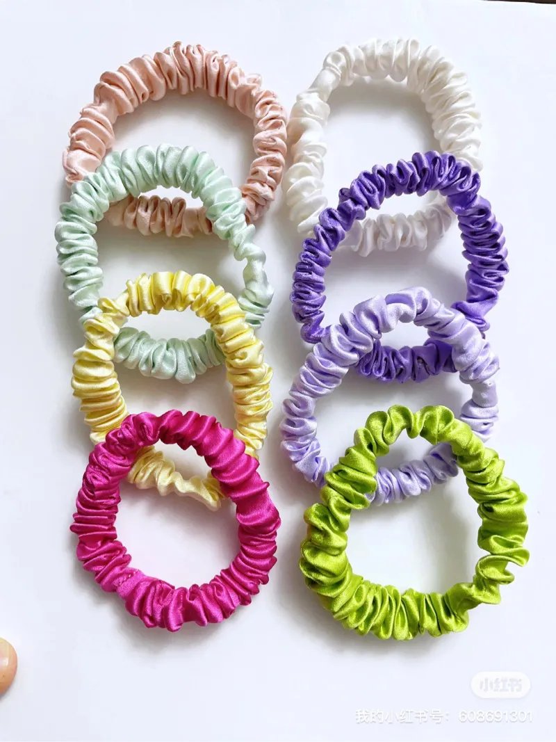 Pure Silk Hair Tie | 1cm x 22-25mm