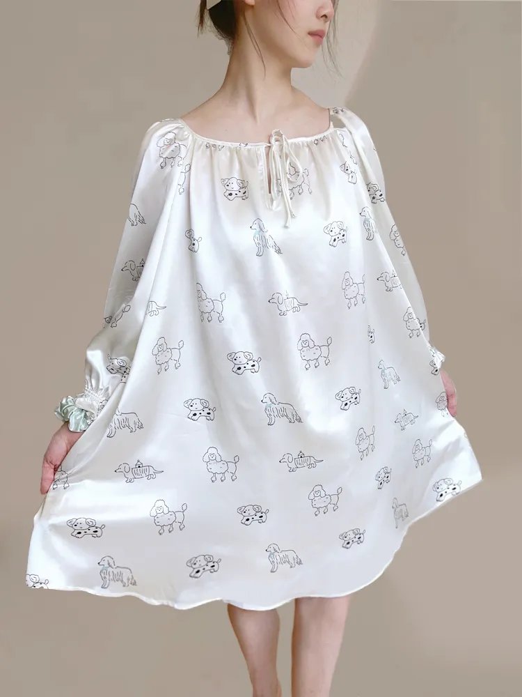 Silk Sleepwear Dress | S-MAX