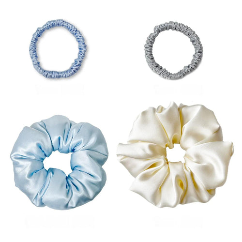 Mulberry Silk Hair Tie Set | 7cm + 1cm