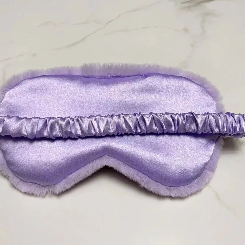 Otter Fur Silk Sleep Mask | Elastic Strap