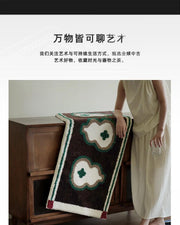 Vintage Wool Blend Rug | Anti-Slip Bedside