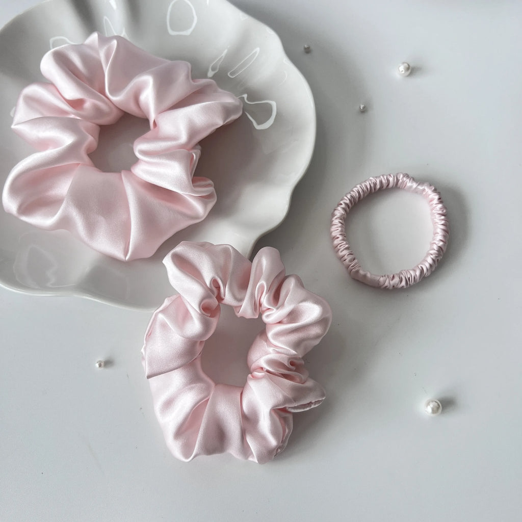 Pure Silk Hair Tie Set | Multi-Size