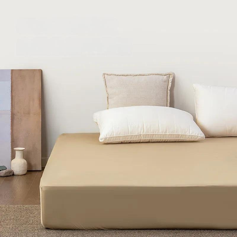Premium Cotton Fitted Sheet Protector | 150-180cm