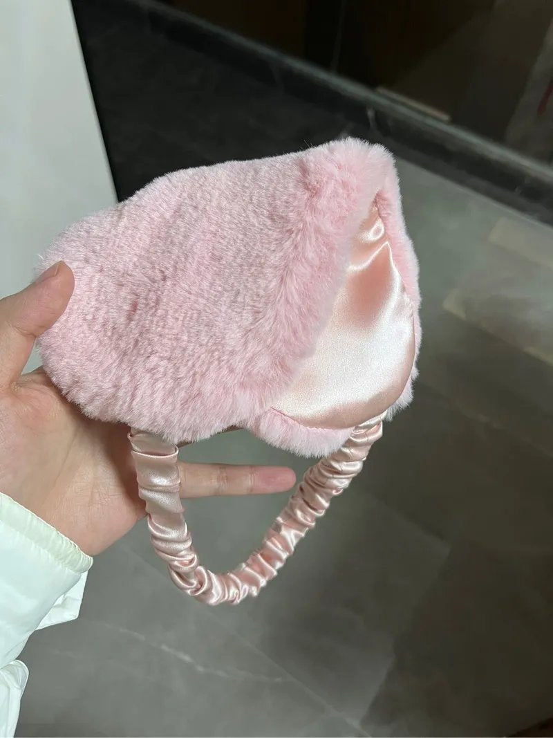 Otter Fur Silk Sleep Mask | Elastic Strap