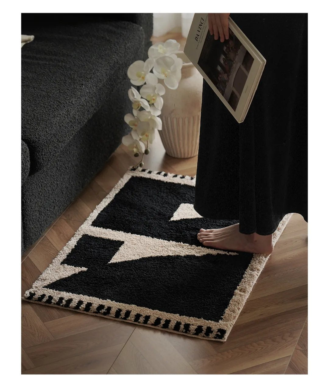 Geometric Area Rug | Anti-Slip Entryway Mat