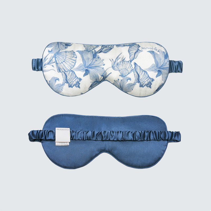 Mulberry Silk Mens Sleep Mask | Ocean Series