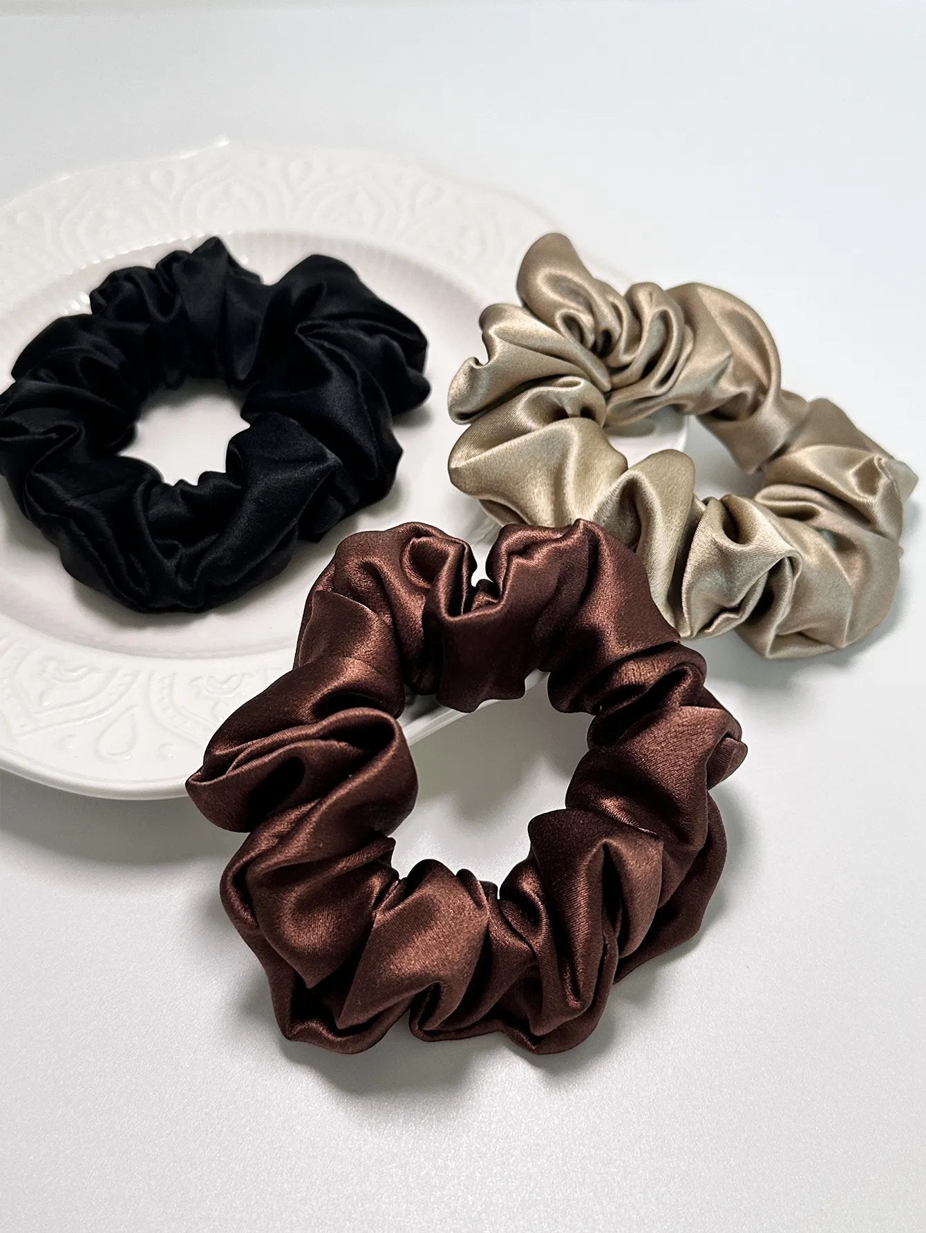 Silk Hair Scrunchie | 19mm Medium