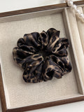Polka Dot Silk Hair Scrunchie | 4.5cm