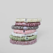 32 Muted Tone Silk Hair Scrunchies