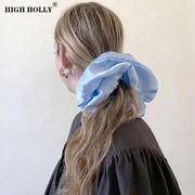 High Holly Silk Satin Hair Scrunchie