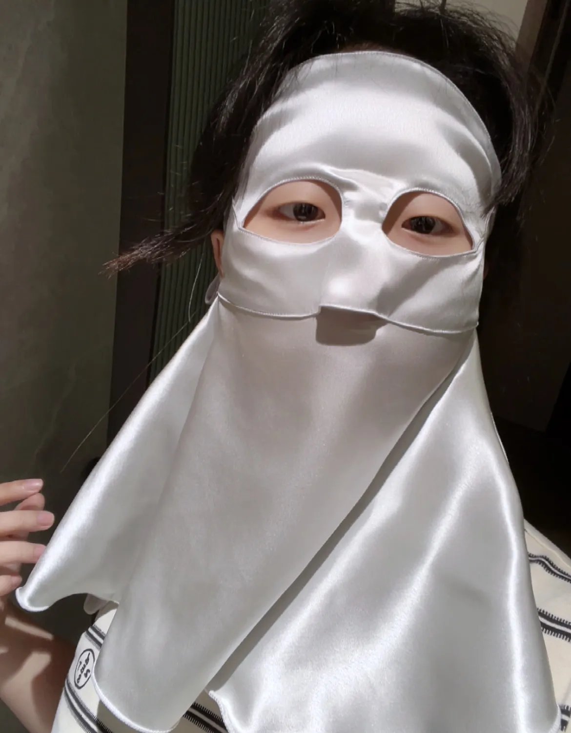 Mulberry Silk Sun Mask | Full Face Protection