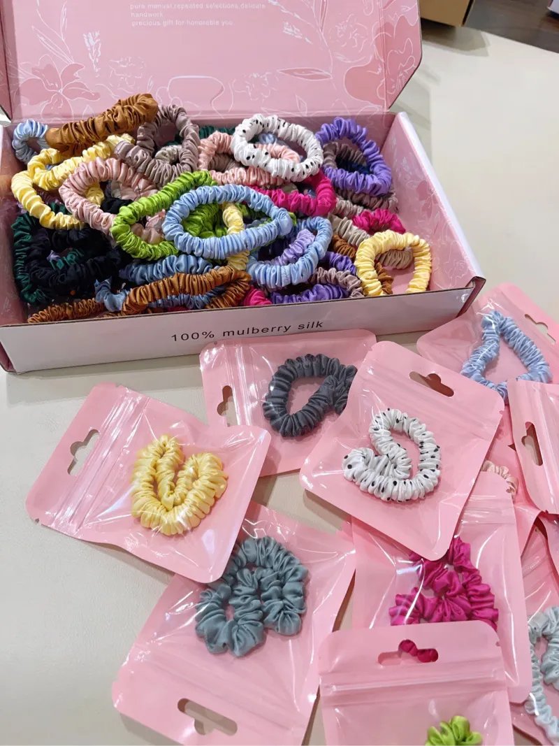 Pure Silk Hair Tie | 1cm x 22-25mm