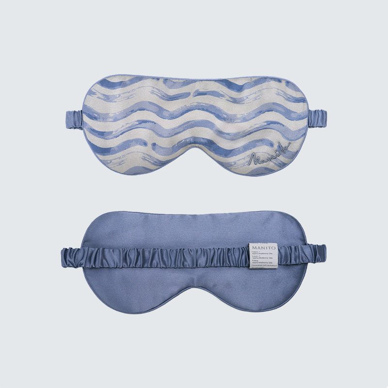 Mulberry Silk Mens Sleep Mask | Ocean Series