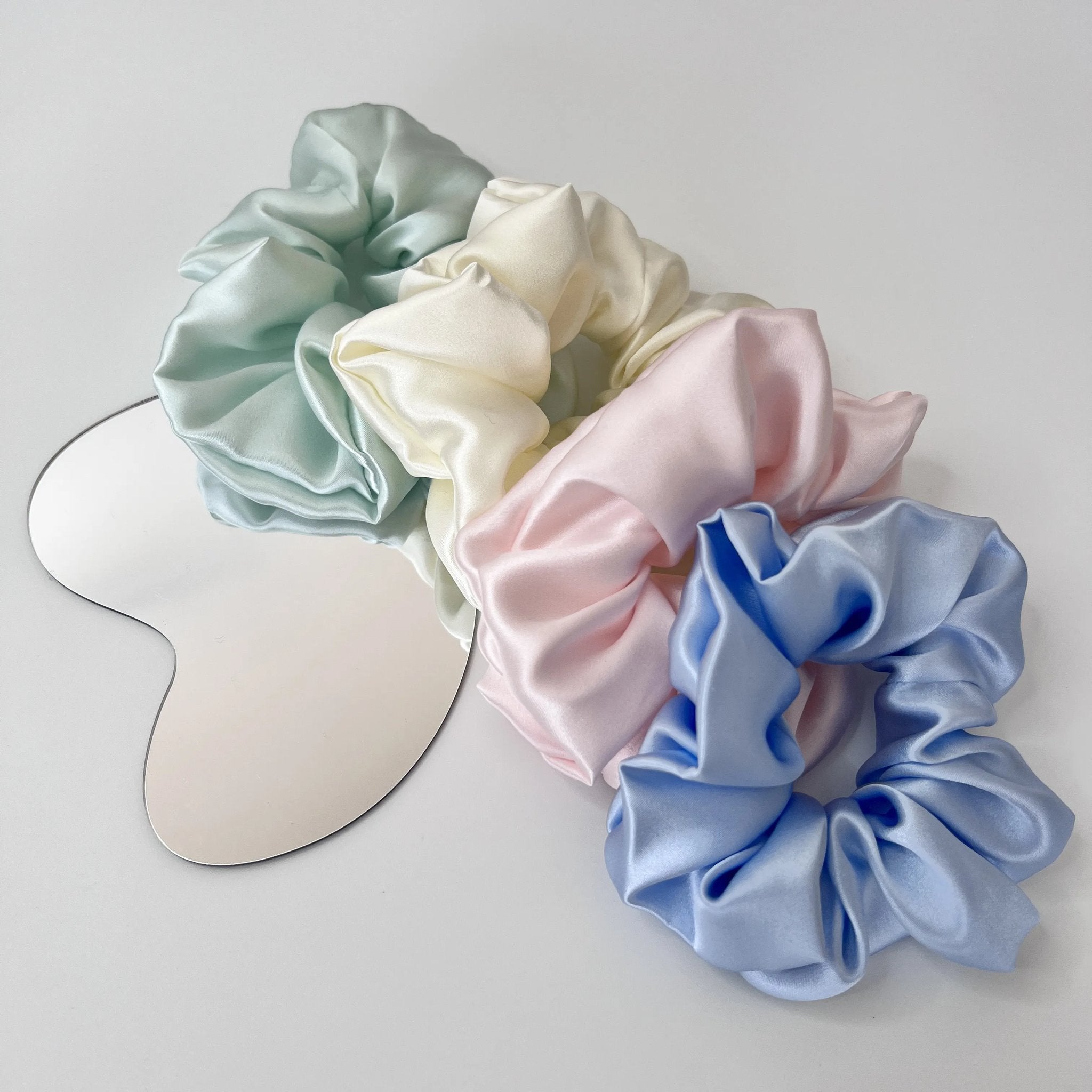Silk Hair Scrunchie Set | 5cm